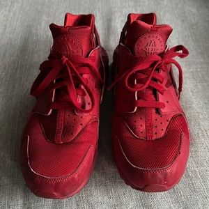 Red Huarache Sneakers